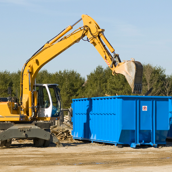 can i rent a residential dumpster for a construction project in Riley